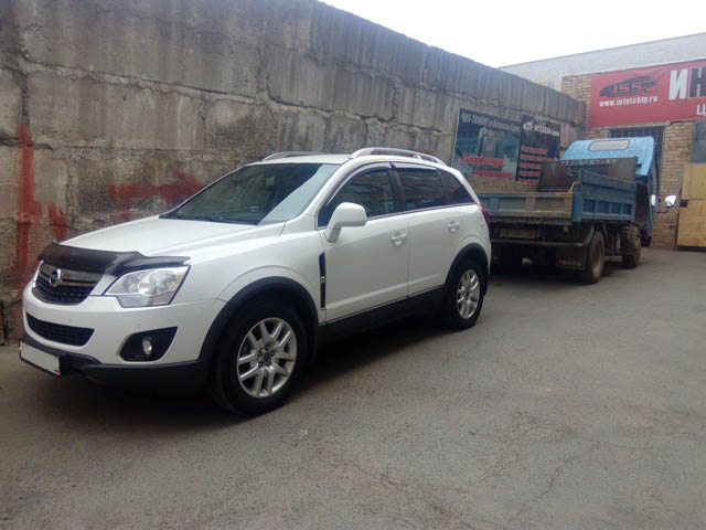 Opel Antara 2400cc 2015 год 167лс — увеличение мощности и euro2